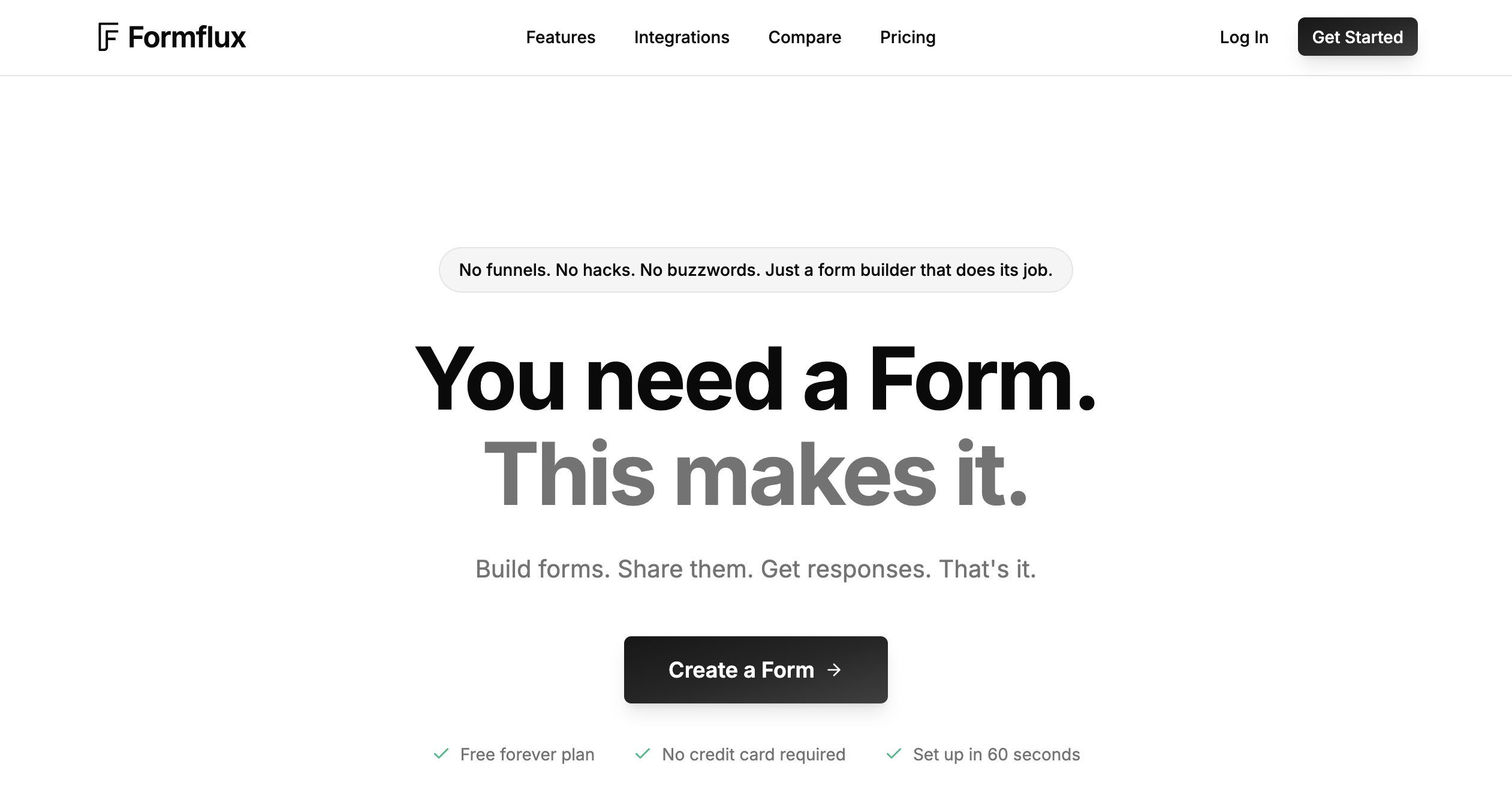Formflux screenshot